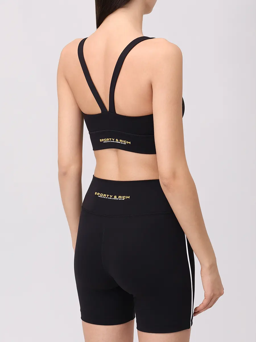 Топ однотонный SPORTY & RICH TO058622324BA01/4 Черный  Фото 3