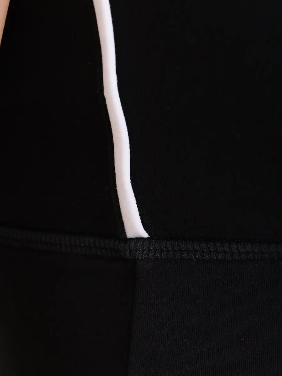 Топ однотонный SPORTY & RICH TO058622324BA01/4 Черный  Фото 6