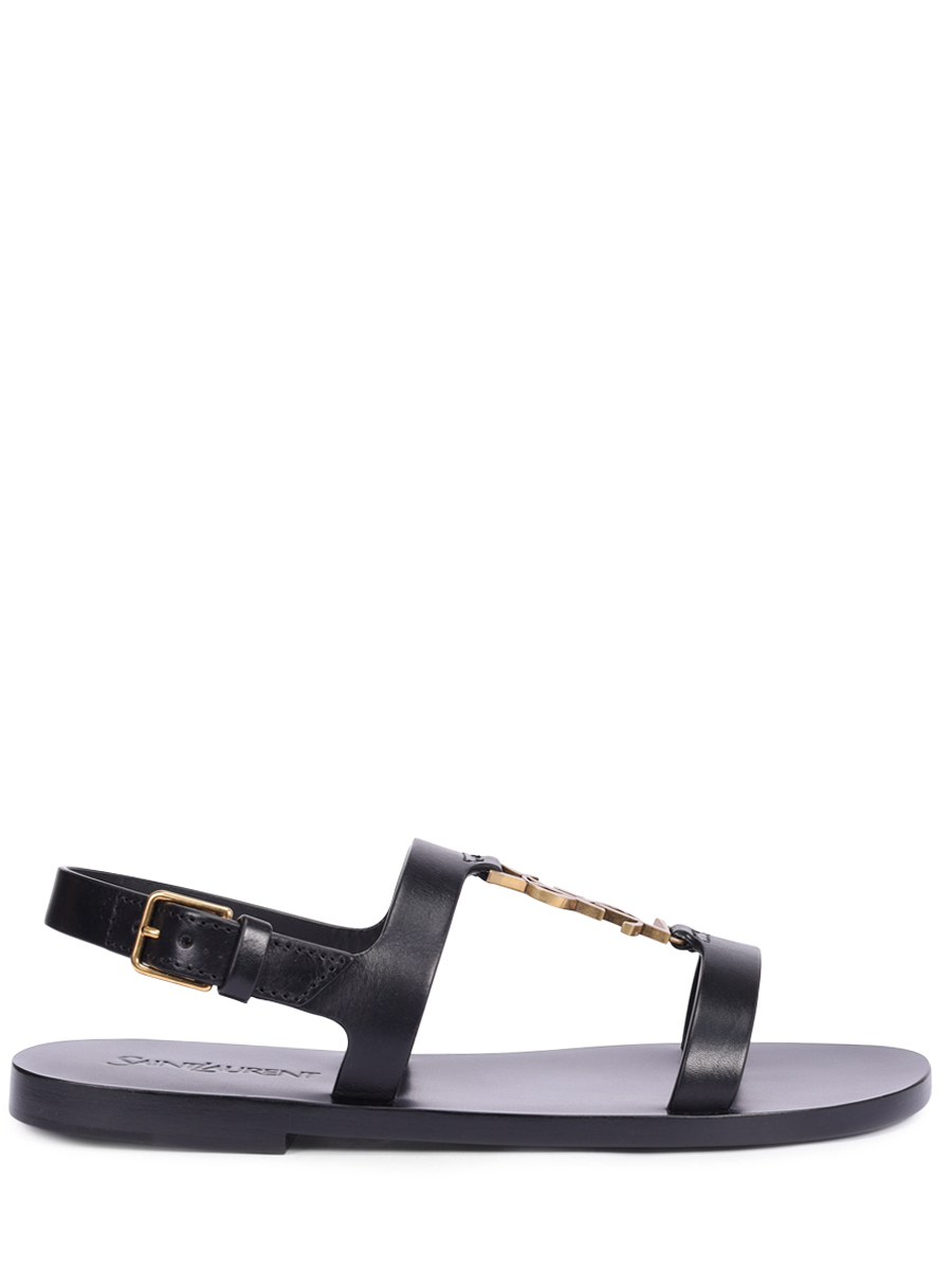 Сандалии кожаные Cassandra SAINT LAURENT