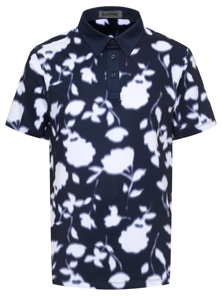 Поло с принтом GFORE GMP000080 Синий 