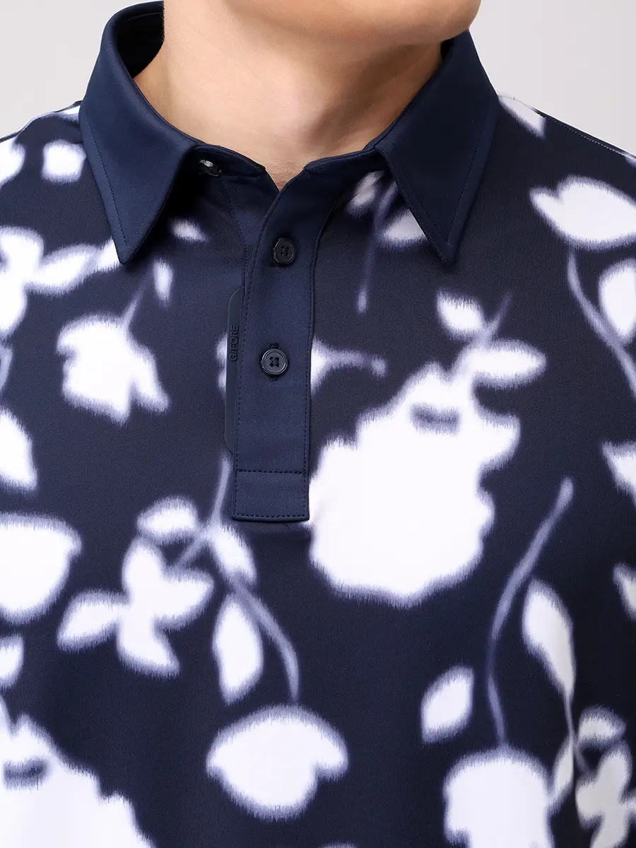 Поло с принтом GFORE GMP000080 Синий  Фото 5