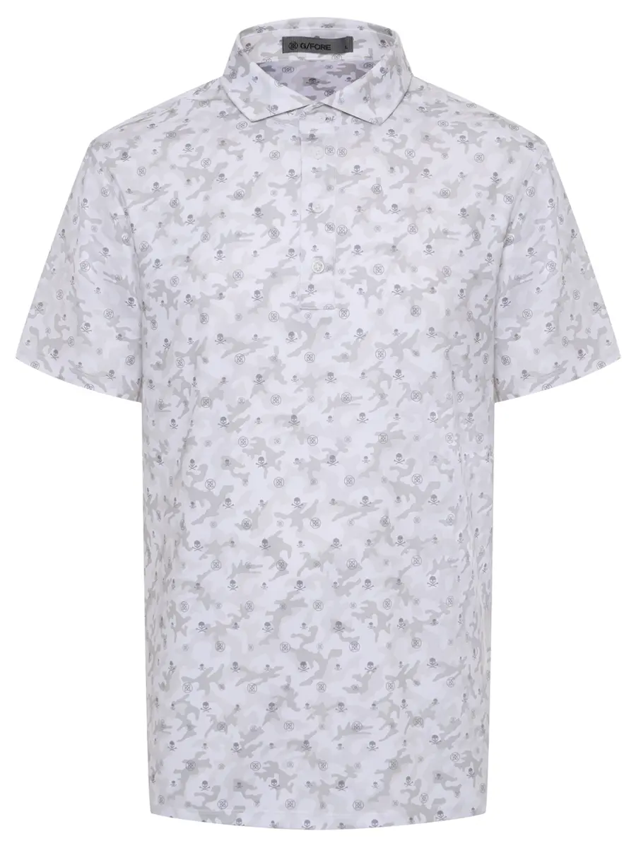 Поло с принтом GFORE GMP000001 Белый 