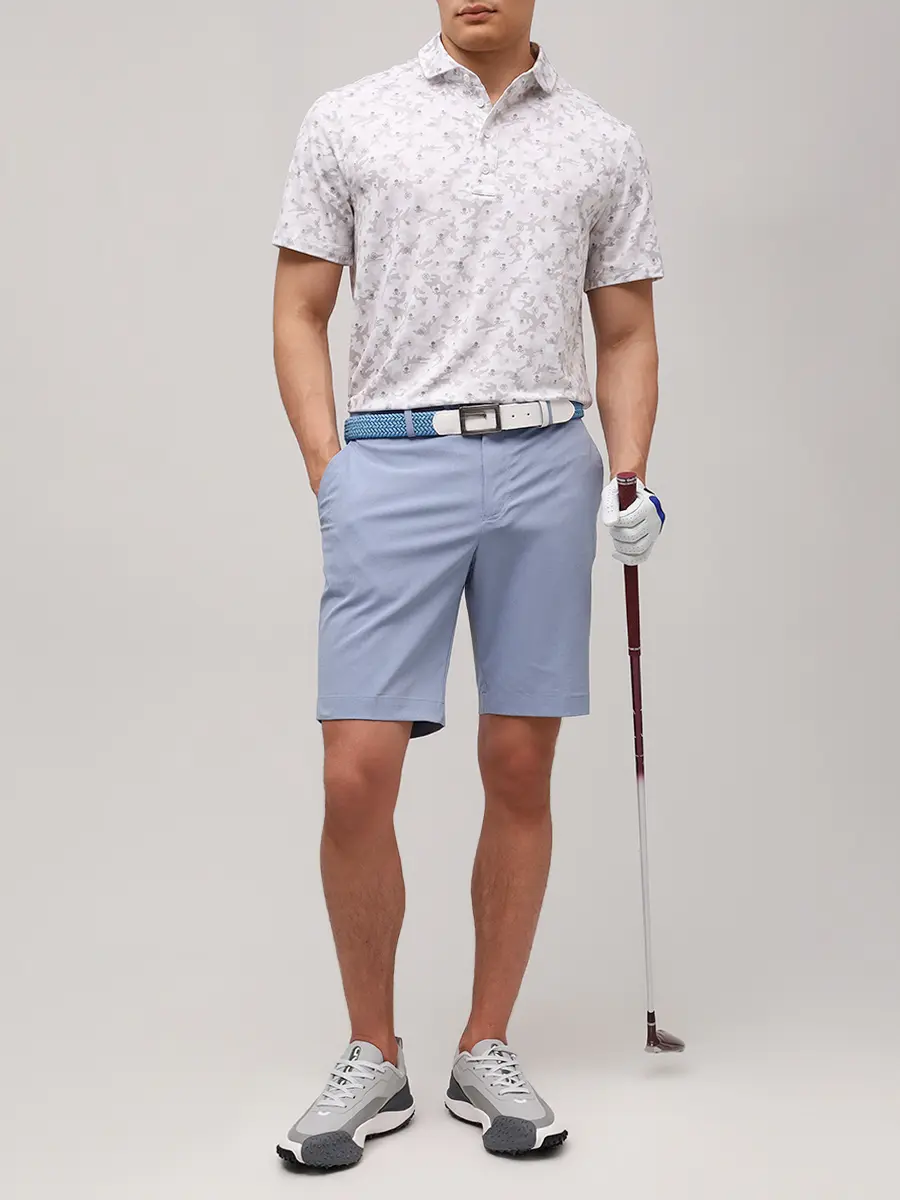 Поло с принтом GFORE GMP000001 Белый  Фото 2