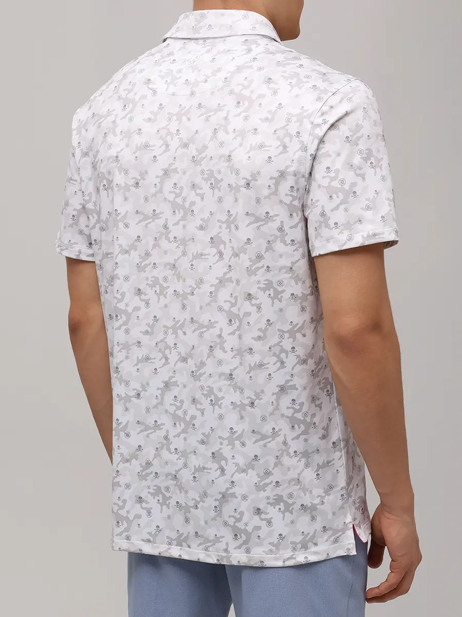 Поло с принтом GFORE GMP000001 Белый  Фото 3