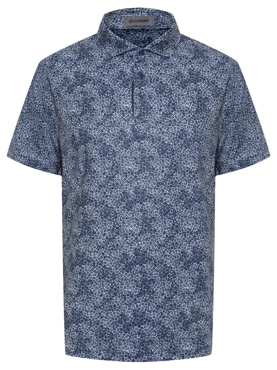 Поло с принтом GFORE GMP000074 Синий 