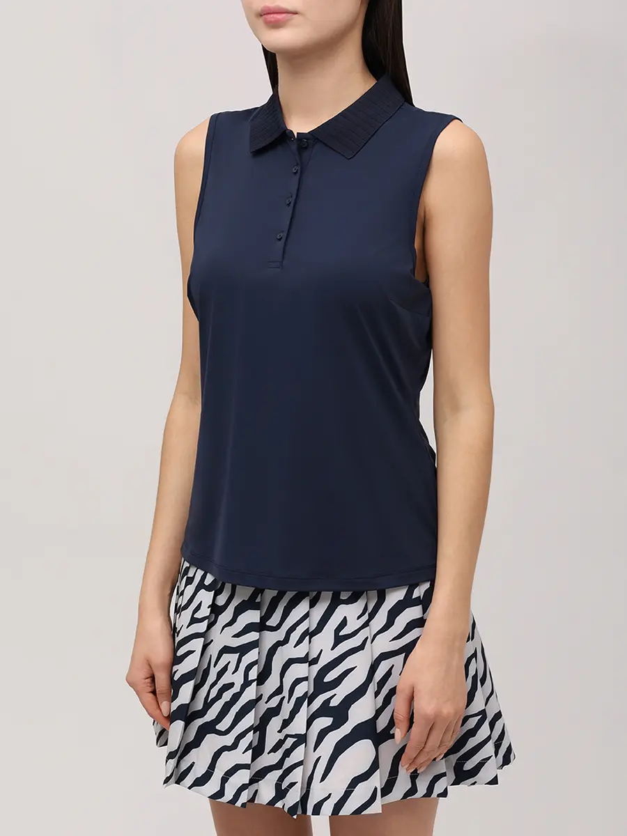 Поло однотонное GFORE GLP000085 Синий  Фото 4