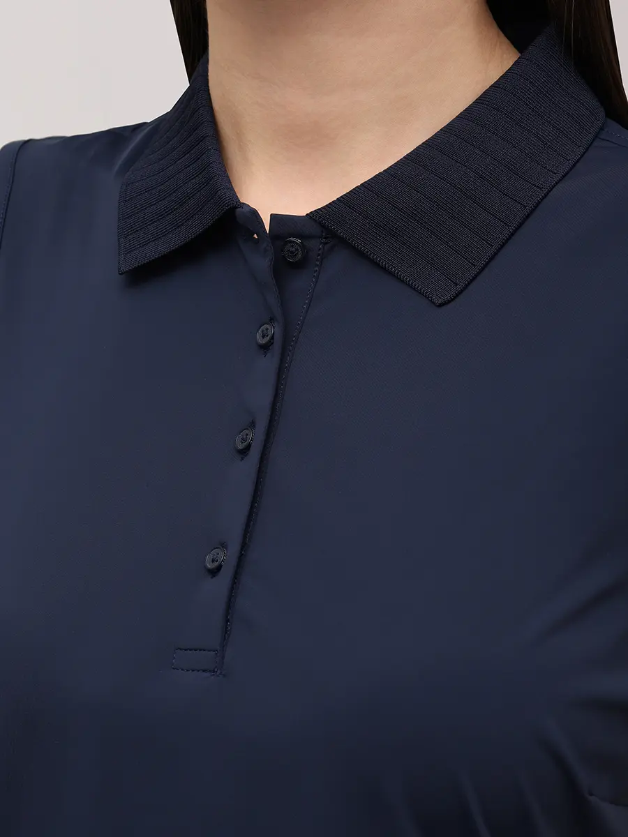 Поло однотонное GFORE GLP000085 Синий  Фото 5