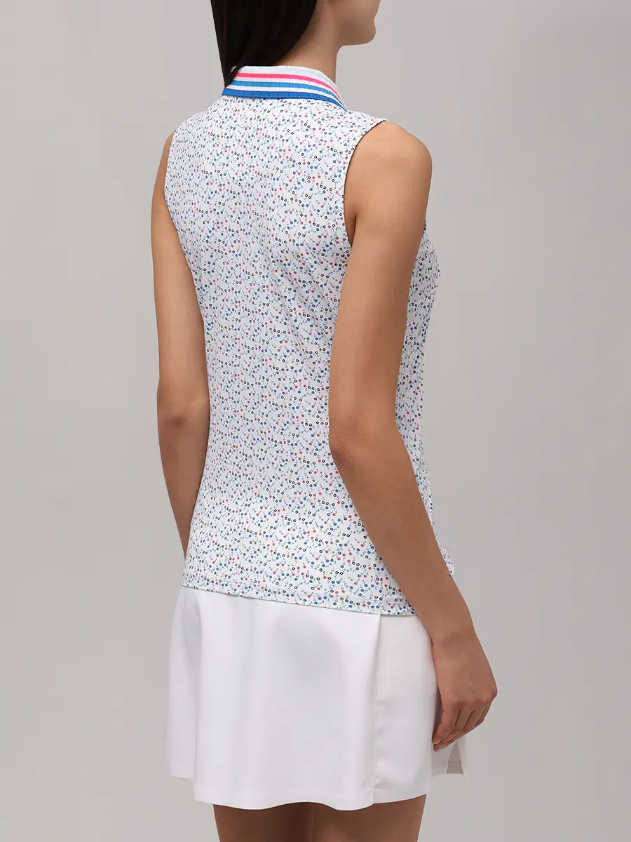 Поло с принтом GFORE GLP000073 Белый  Фото 3