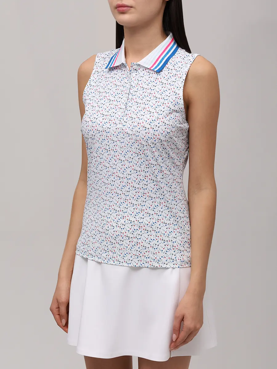 Поло с принтом GFORE GLP000073 Белый  Фото 4