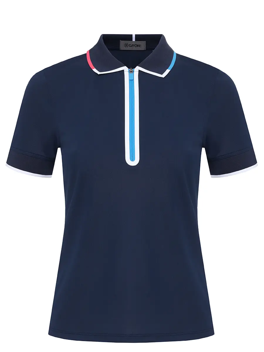 Поло однотонное GFORE GLP000040 Синий 