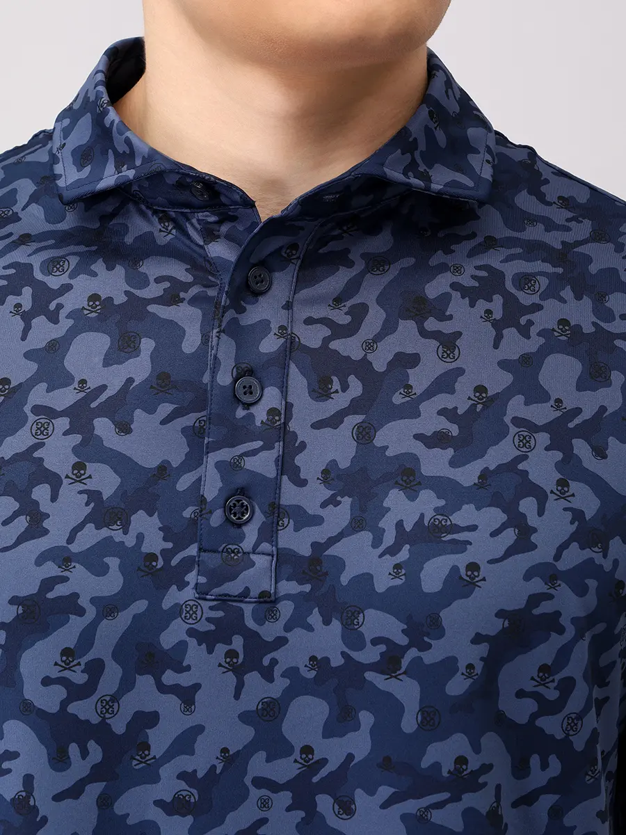 Поло с принтом GFORE GMP000001 Синий  Фото 5