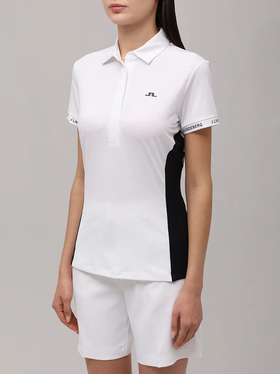 Поло с логотипом J.LINDEBERG GWJT11818/0000 Белый  Фото 4