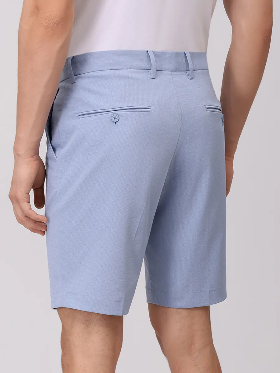 Шорты однотонные J.LINDEBERG GMPA12135/O539 Голубой  Фото 3