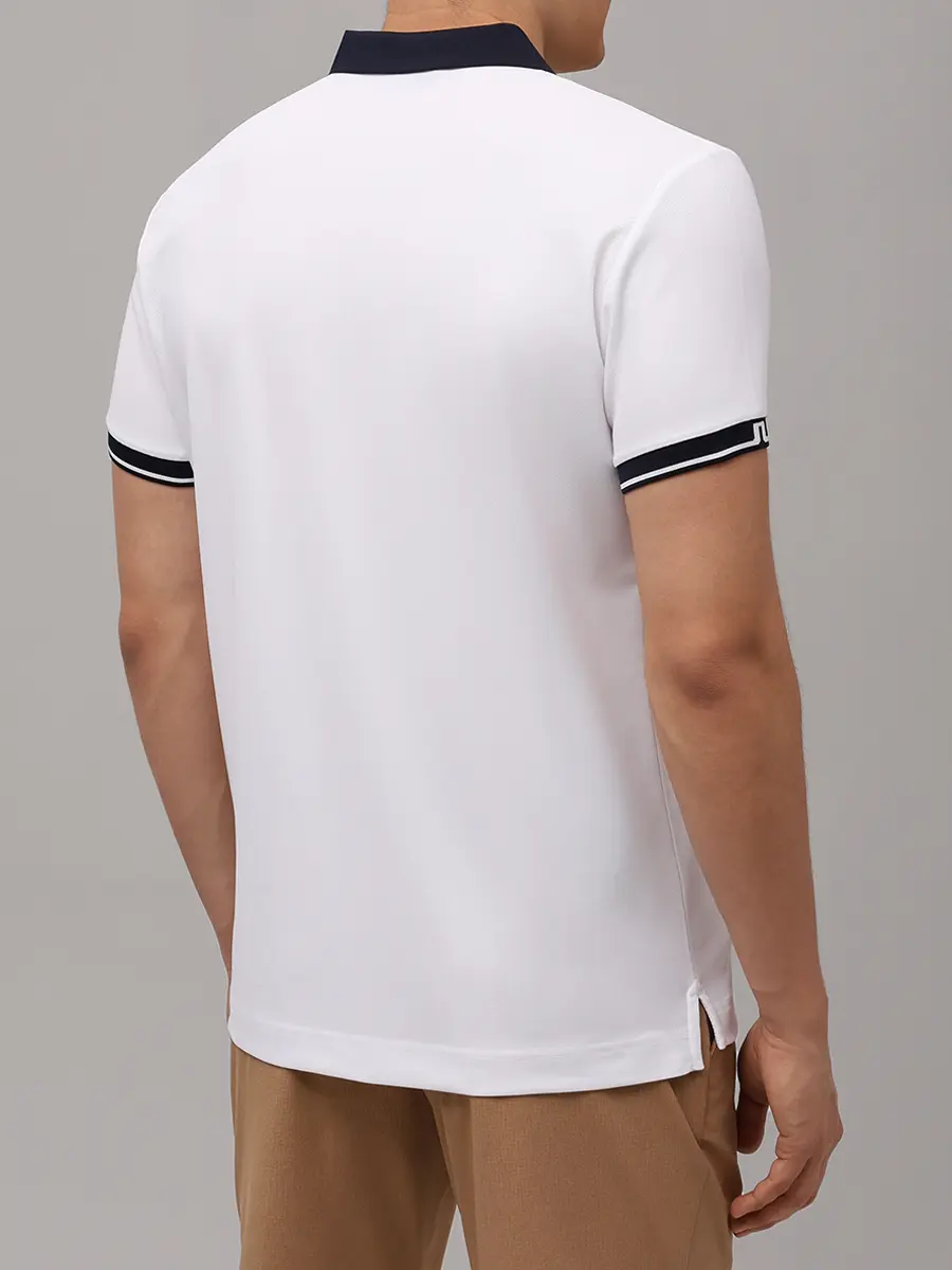 Поло с логотипом J.LINDEBERG GMJT12492/0000 Белый  Фото 3