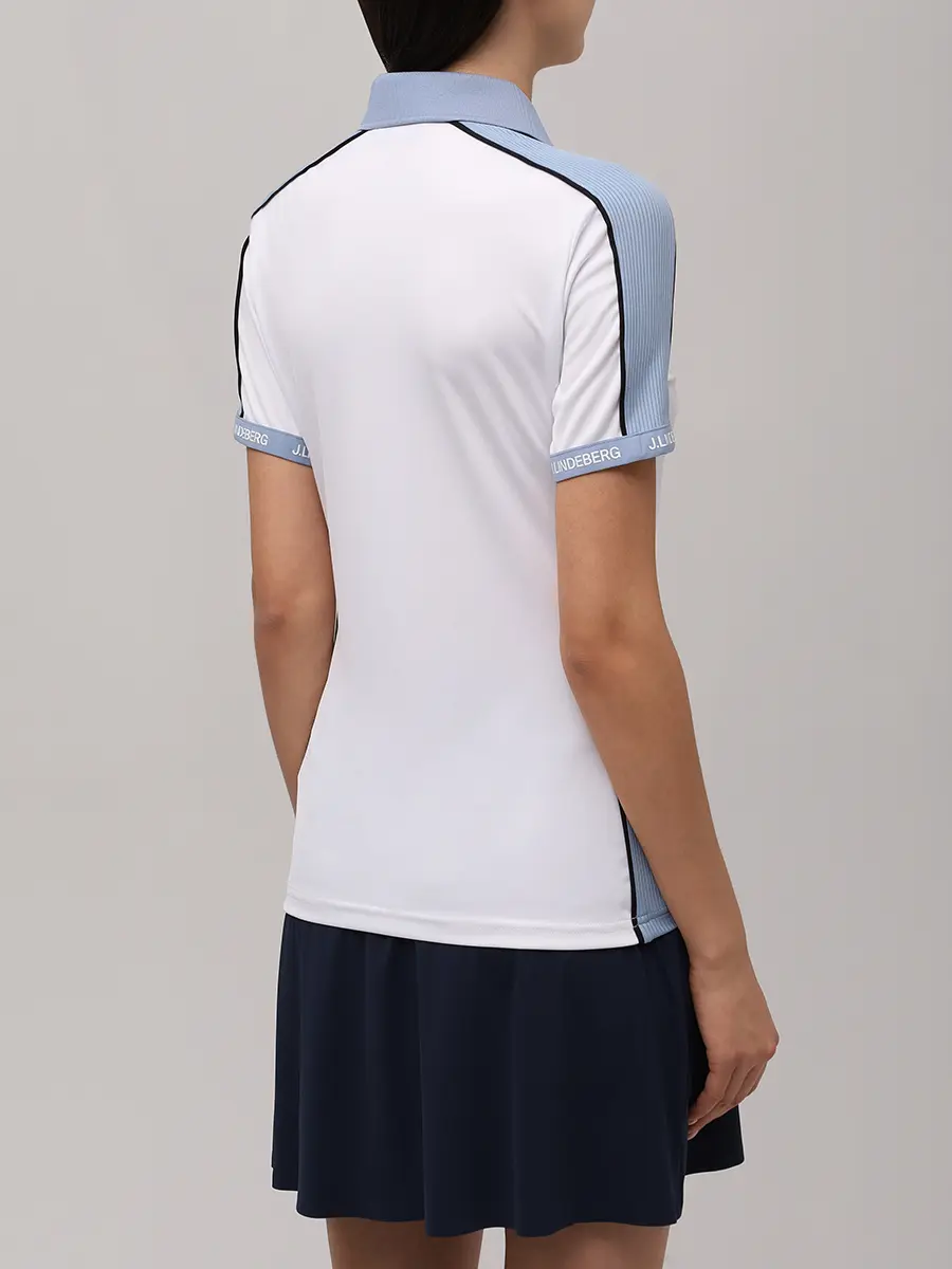 Поло с логотипом J.LINDEBERG GWJT12494/0000 Белый  Фото 3
