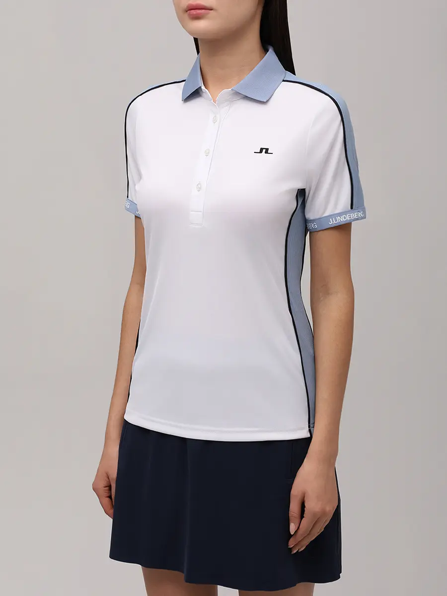 Поло с логотипом J.LINDEBERG GWJT12494/0000 Белый  Фото 4