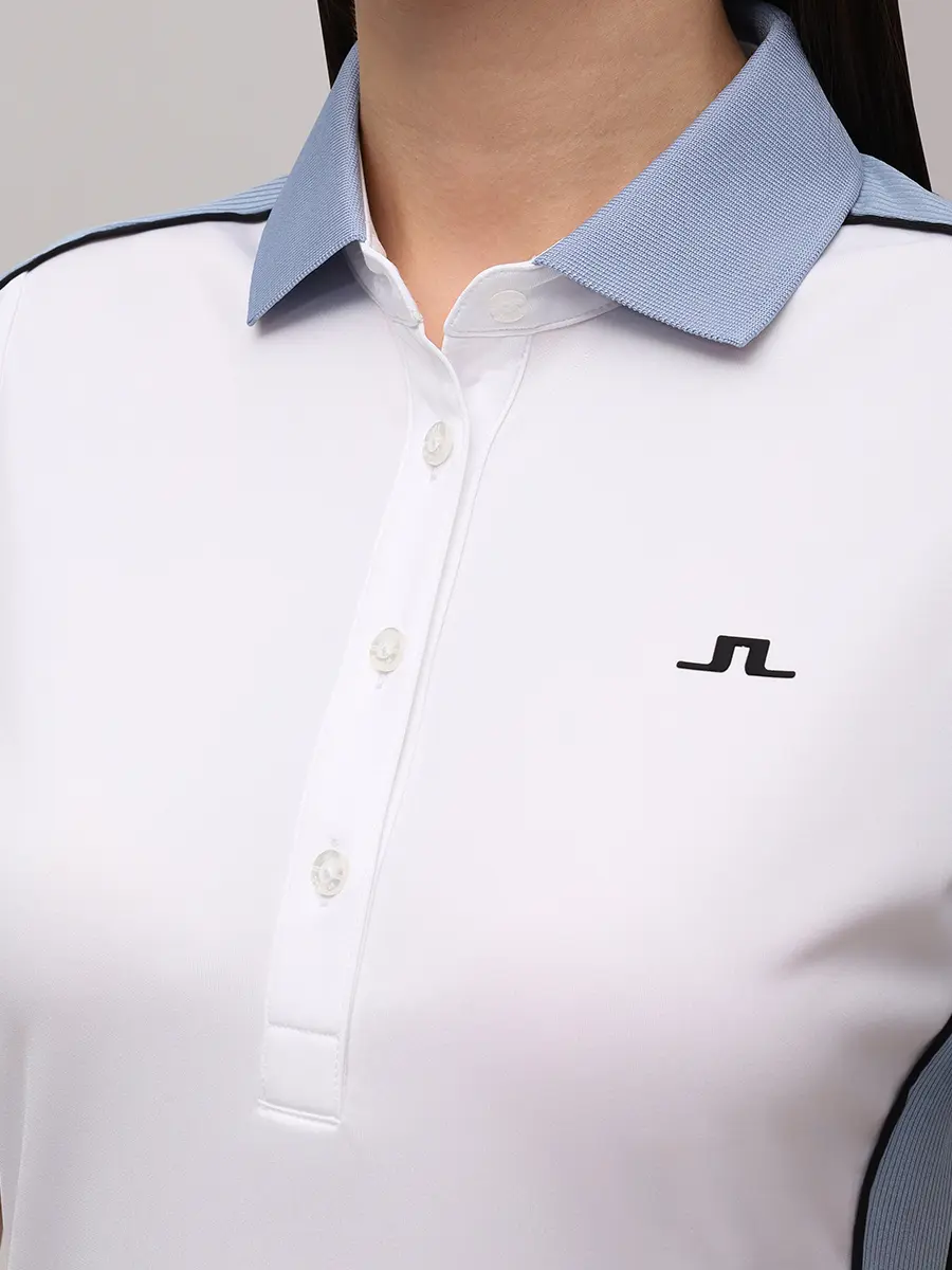 Поло с логотипом J.LINDEBERG GWJT12494/0000 Белый  Фото 5