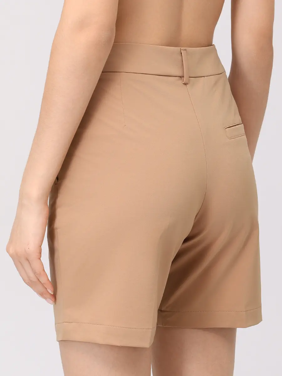 Шорты однотонные J.LINDEBERG GWPA12275/E376 Бежевый  Фото 3