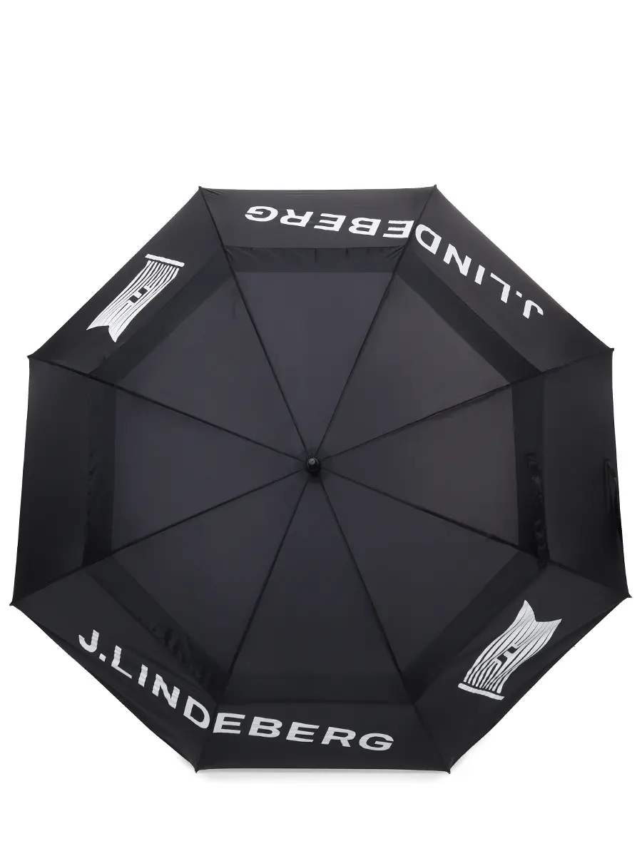 Зонт с логотипом J.LINDEBERG GMAC12379/9999 Черный  Фото 2