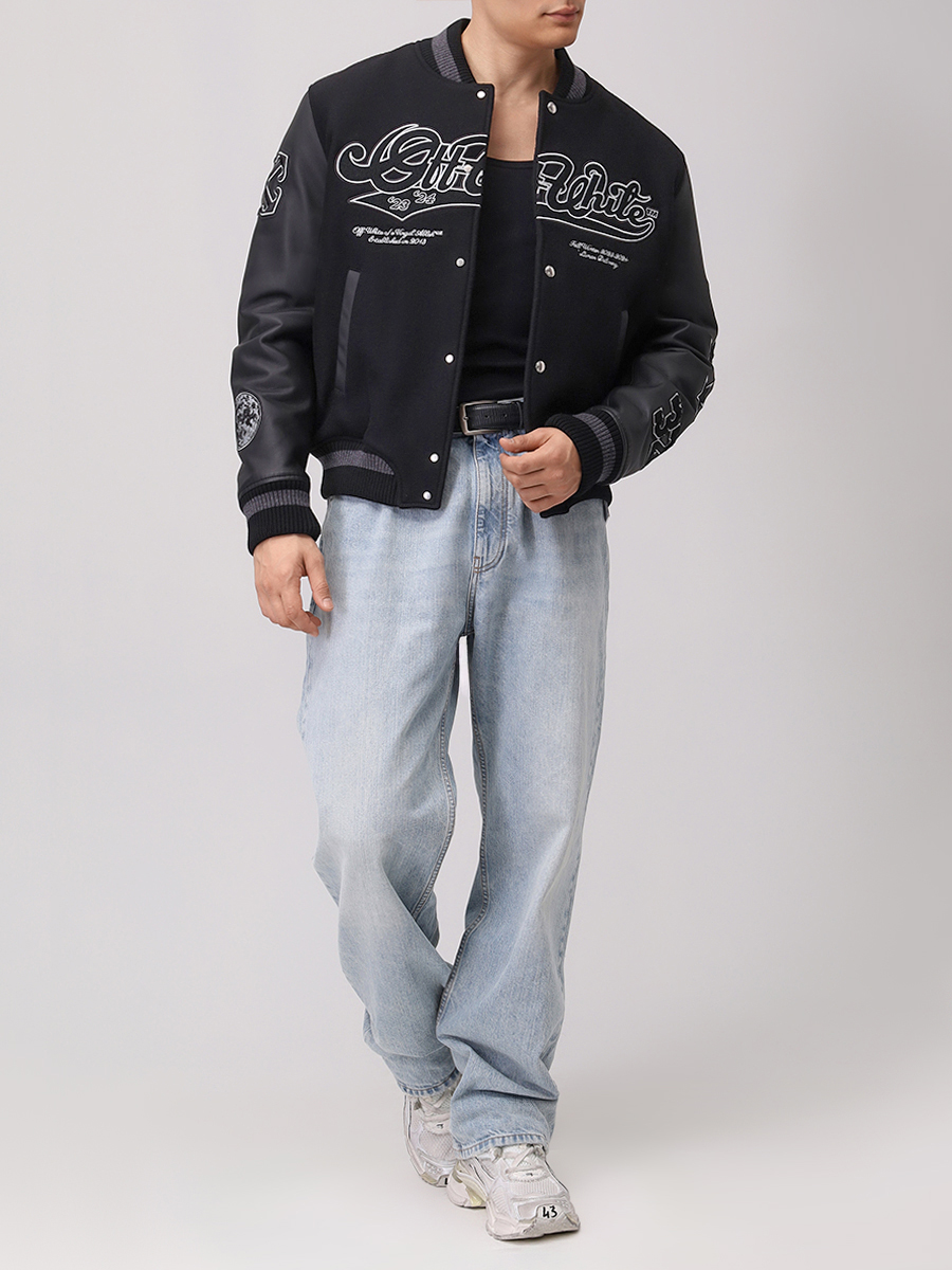 Джинсы Regular Fit хлопковые BALENCIAGA 810786TRW55 6185 Голубой  Фото 2