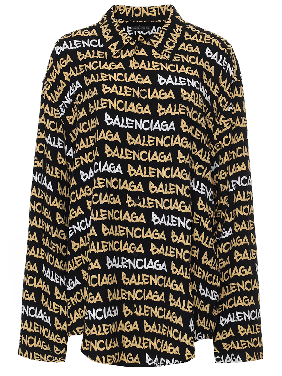 Рубашка из вискозы BALENCIAGA