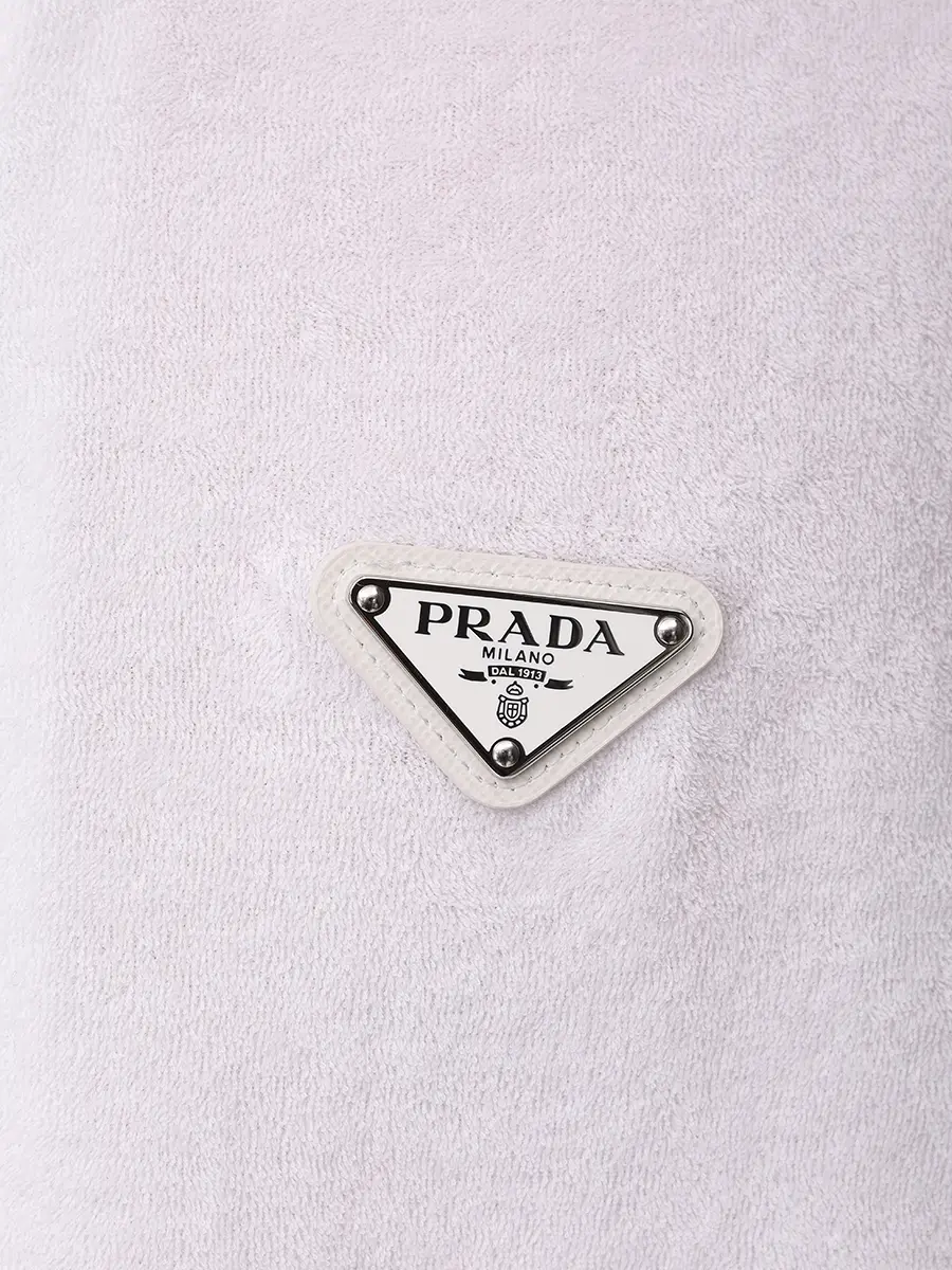 Рубашка хлопковая PRADA UJN850SWMO16JK F0009+ Белый  Фото 6
