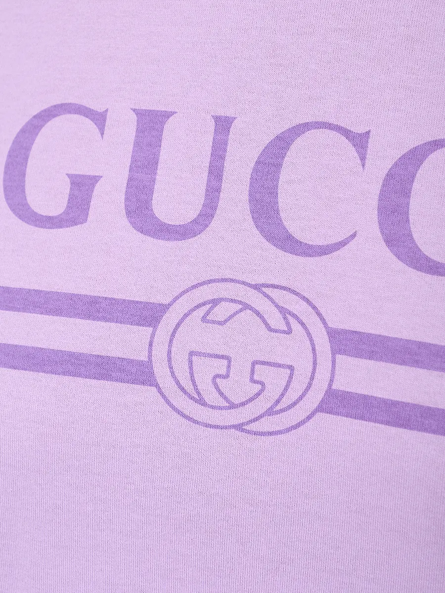 Футболка хлопковая GUCCI 805285XJG5U5959 Принт  Фото 6
