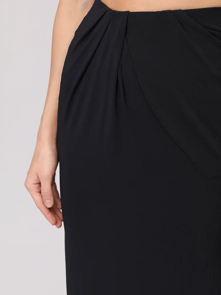 Юбка из вискозы JACQUEMUS 251SK0812381 990 Черный  Фото 5