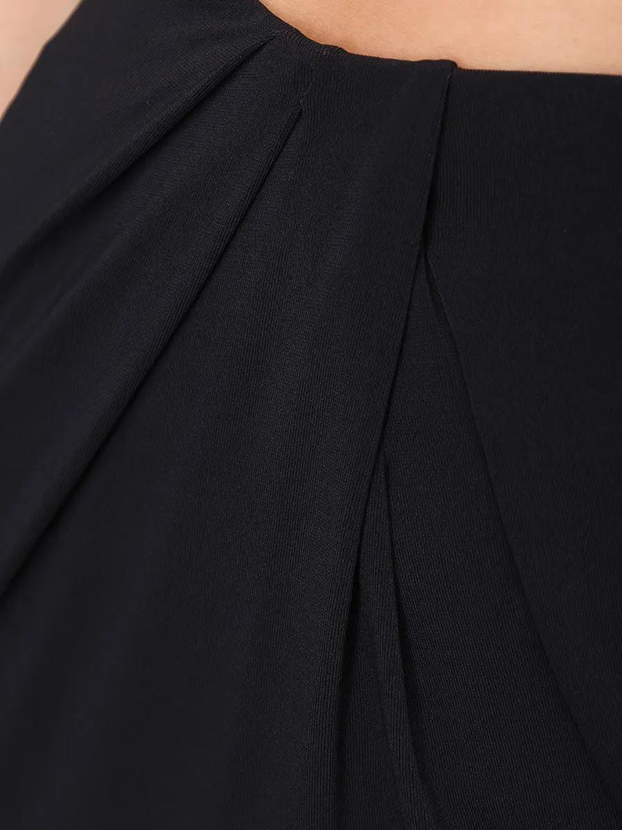 Юбка из вискозы JACQUEMUS 251SK0812381 990 Черный  Фото 6