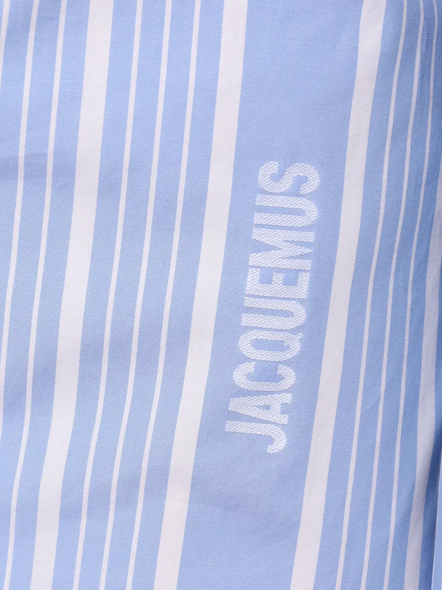 Платье хлопковое JACQUEMUS 243DR0941691 3EV Голубой  Фото 6