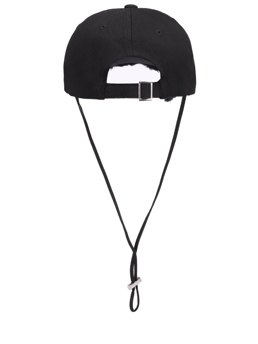 Бейсболка хлопковая JACQUEMUS 235AC4525012 990 Черный  Фото 2