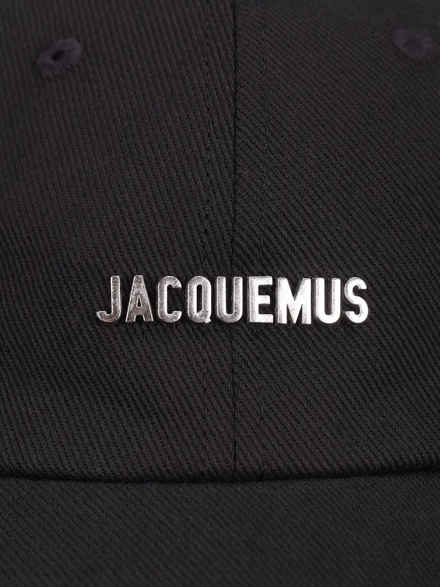 Бейсболка хлопковая JACQUEMUS 235AC4525012 990 Черный  Фото 3