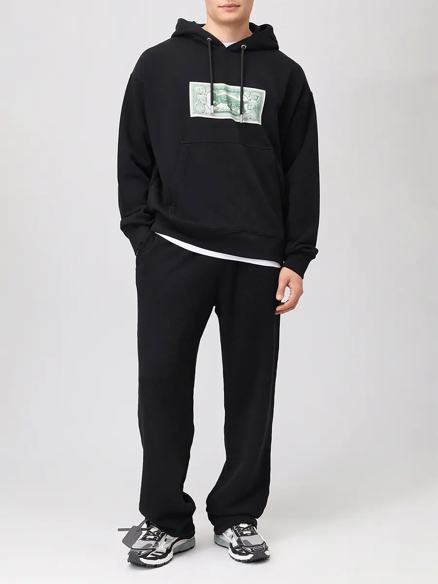 Худи хлопковое OFF-WHITE OMBB085S25FLE00H1058 Принт  Фото 2