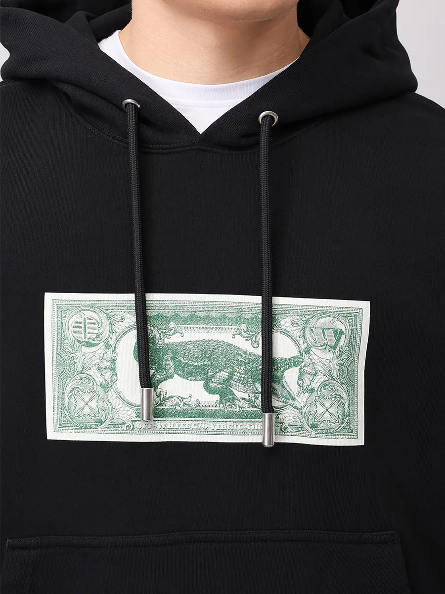 Худи хлопковое OFF-WHITE OMBB085S25FLE00H1058 Принт  Фото 5