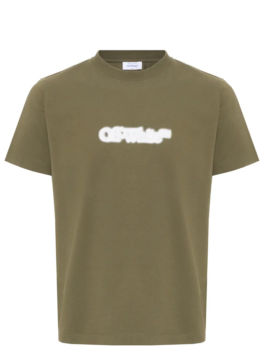 

Футболка хлопковая, Хаки, OMAA027S25JER00B5601