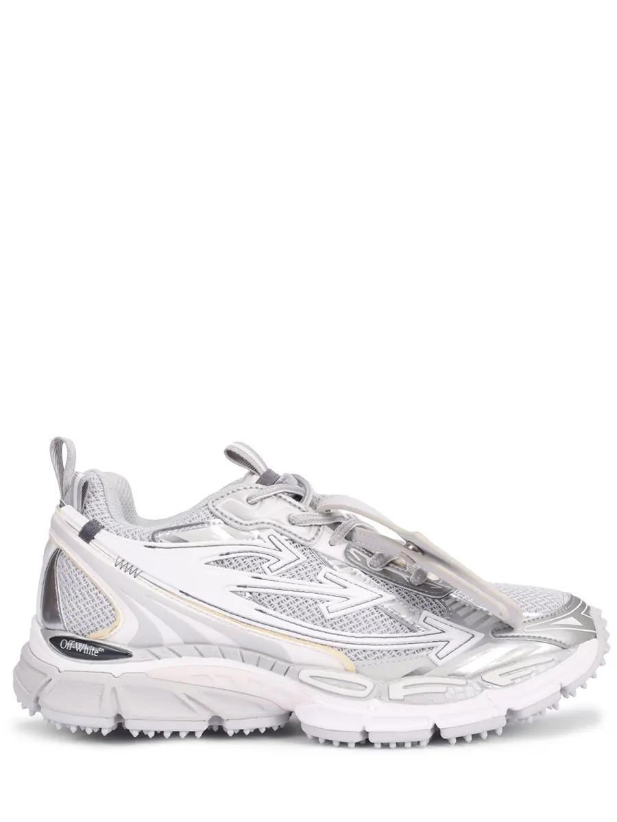 Кроссовки комбинированные Be Right Back OFF-WHITE OWIA289C99FAB0010972 Серый 