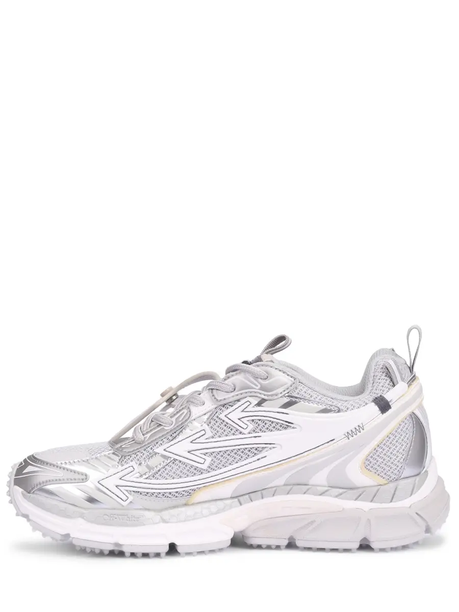 Кроссовки комбинированные Be Right Back OFF-WHITE OWIA289C99FAB0010972 Серый  Фото 3