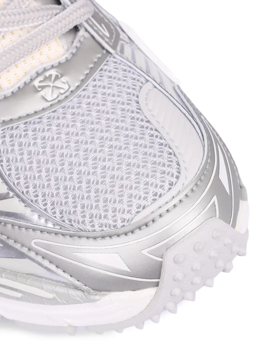 Кроссовки комбинированные Be Right Back OFF-WHITE OWIA289C99FAB0010972 Серый  Фото 5