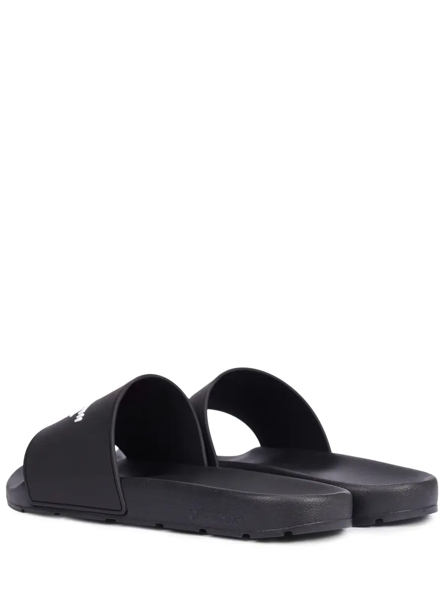 Шлепанцы резиновые OFF-WHITE OMIU003S25MAT0011001 Черный  Фото 4