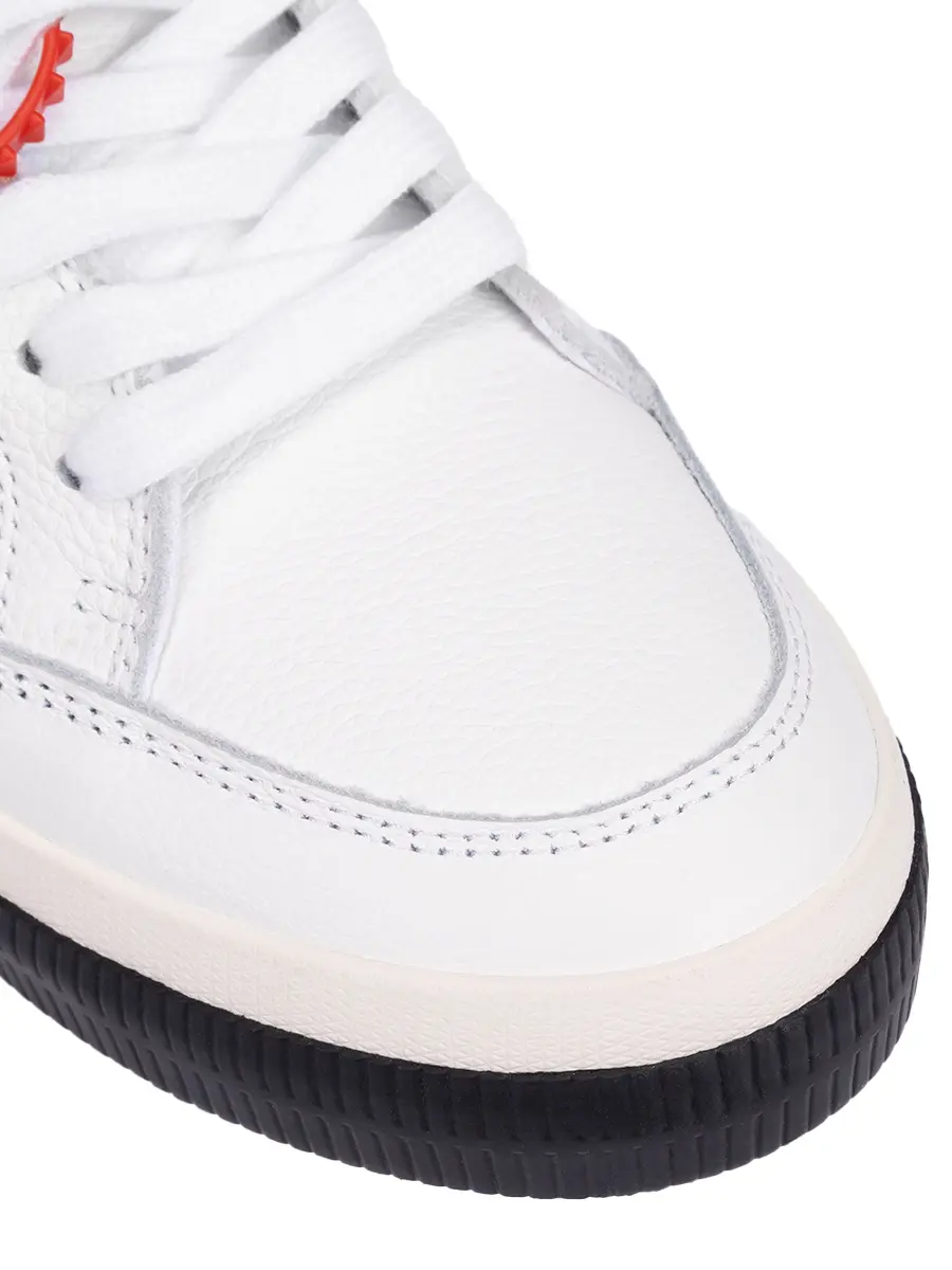 Кеды кожаные New Low Vulcanized OFF-WHITE OWIA288C99LEA0020110 Белый  Фото 5