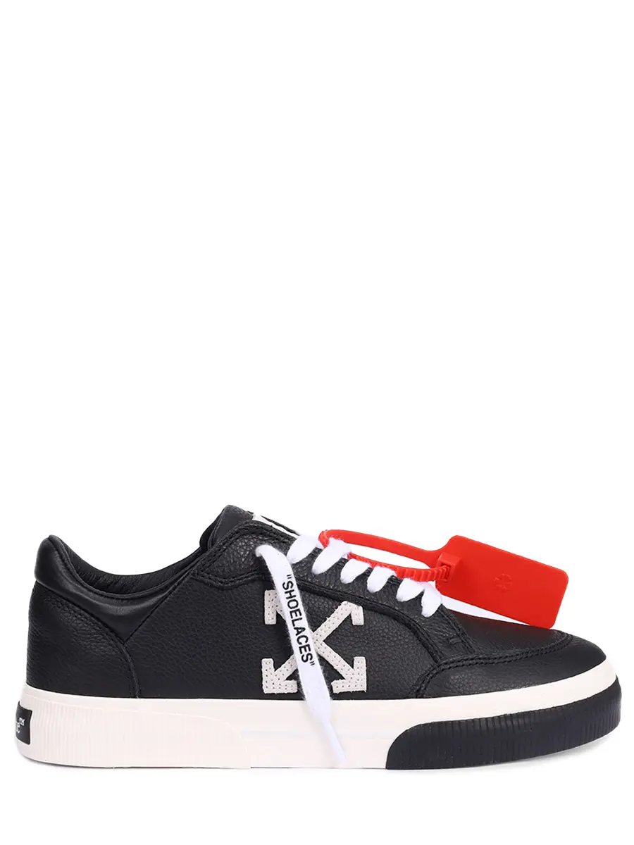 

Кеды кожаные New Low Vulcanized, Черный, OWIA288C99LEA0021001