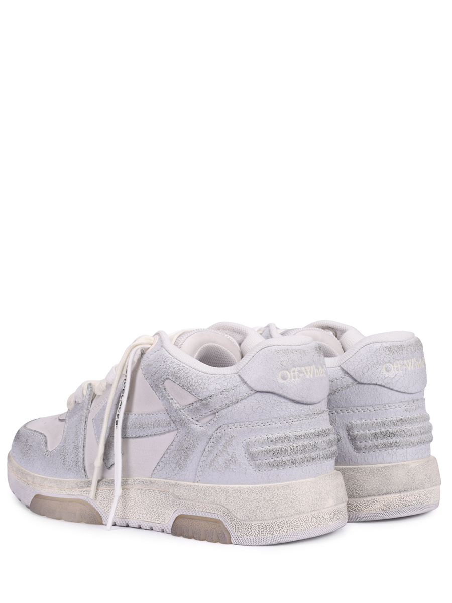 Кеды Out of Office OFF-WHITE OWIA259C99LEA0130101 Серый  Фото 4