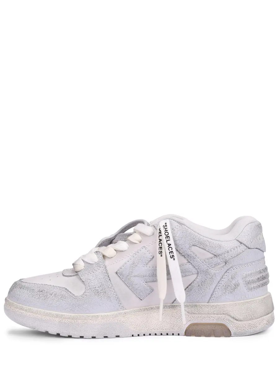 Кеды Out of Office OFF-WHITE OWIA259C99LEA0130101 Серый  Фото 3