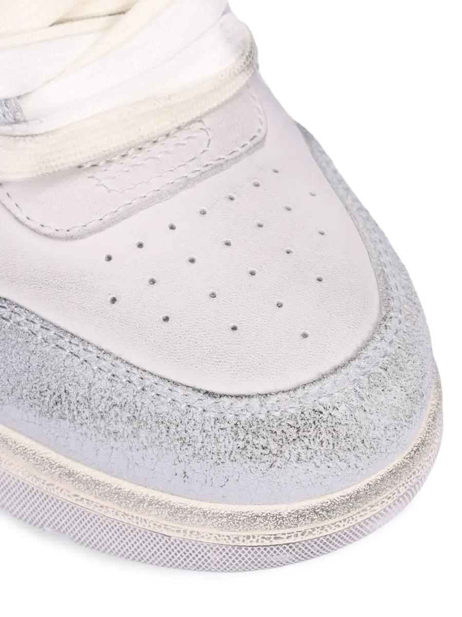 Кеды Out of Office OFF-WHITE OWIA259C99LEA0130101 Серый  Фото 5