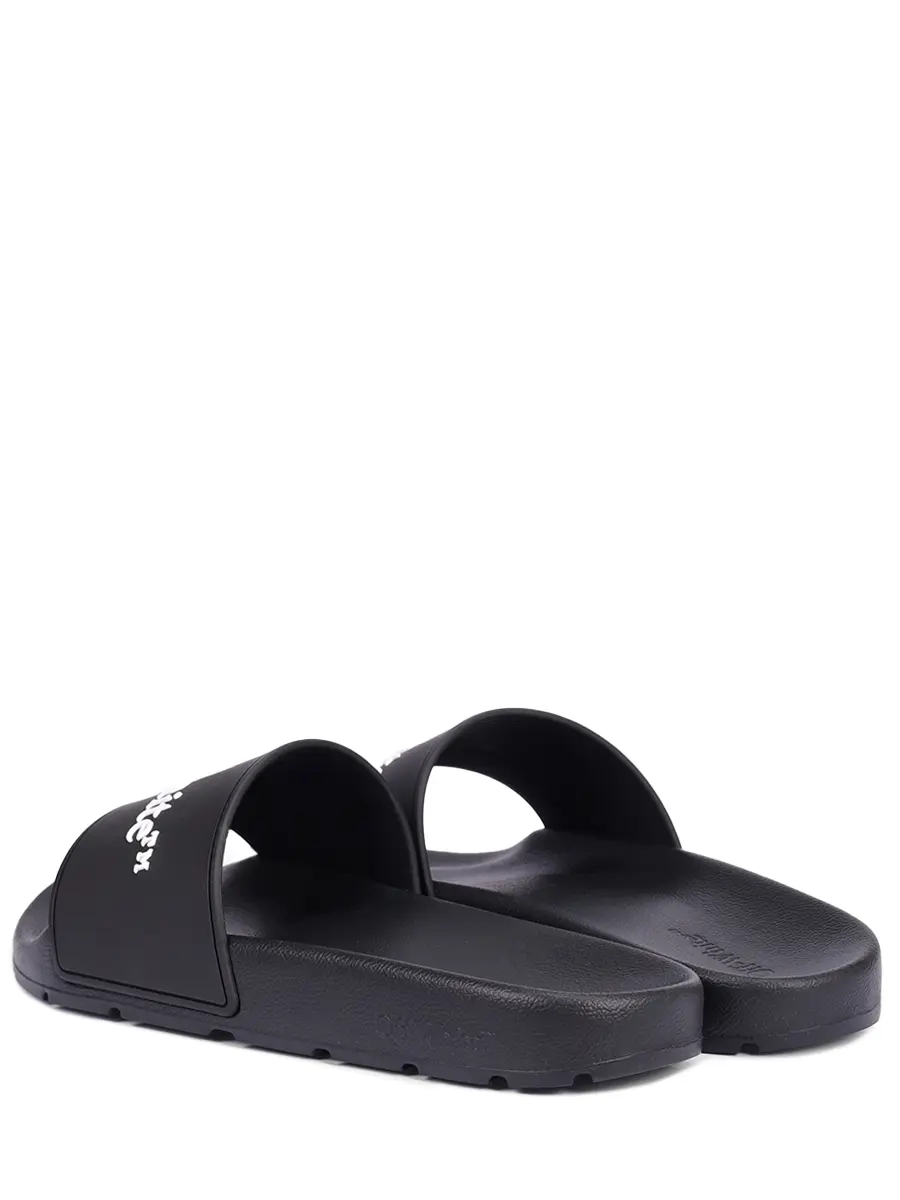 Шлепанцы Off-White Bookish OFF-WHITE OWIU001C99MAT0011001 Черный  Фото 4