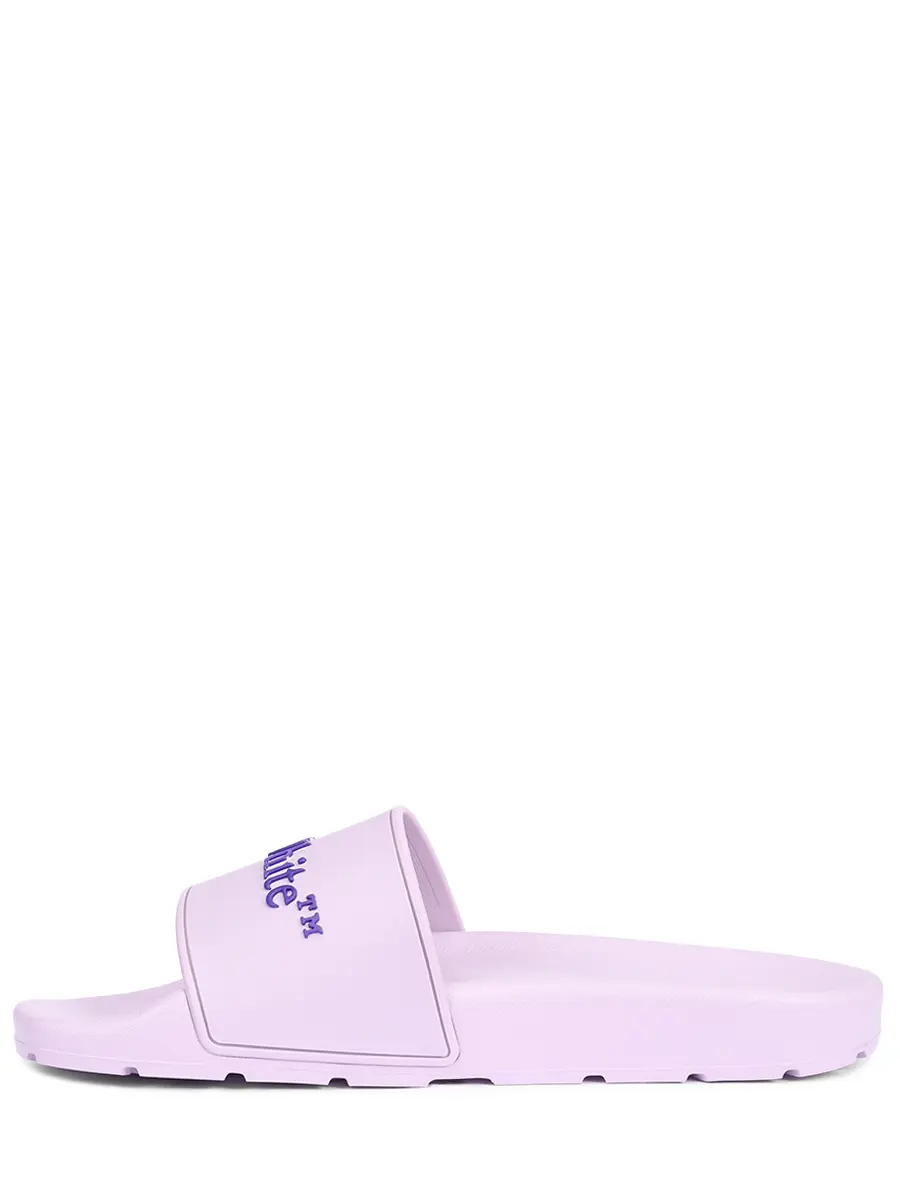 Шлепанцы Off-White Bookish OFF-WHITE OWIU001S25MAT0013F49 Сиреневый  Фото 3