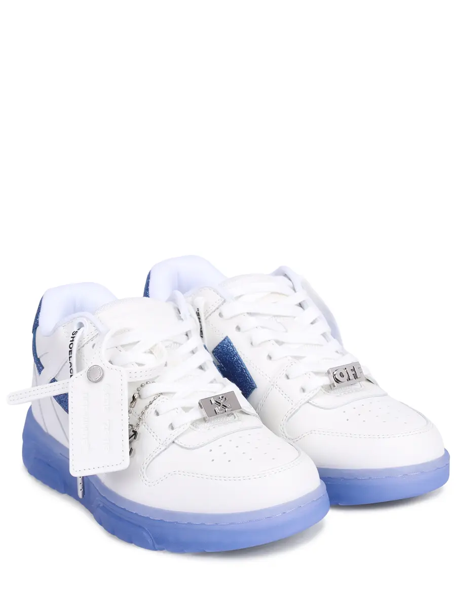 Кеды кожаные Out of Office OFF-WHITE OWIA259S25LEA0080142 Белый  Фото 2