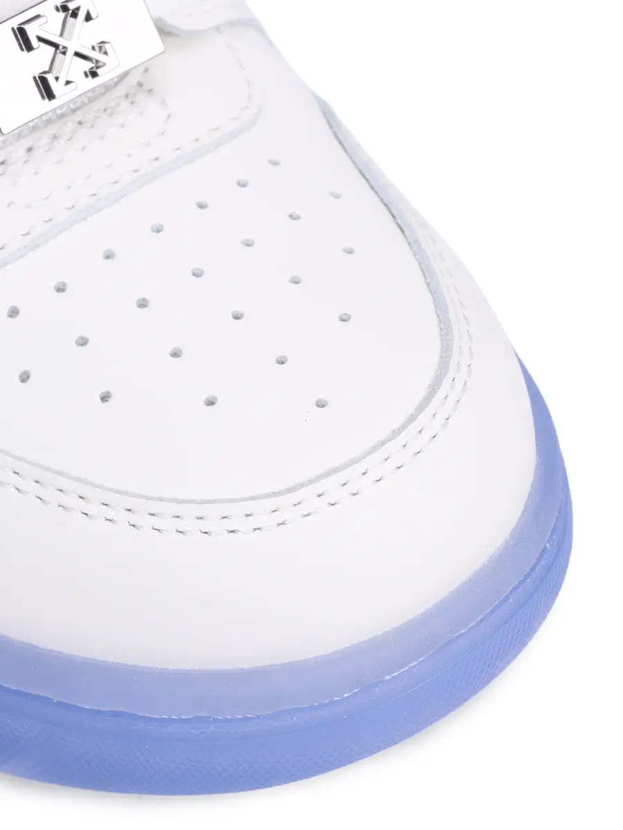 Кеды кожаные Out of Office OFF-WHITE OWIA259S25LEA0080142 Белый  Фото 5