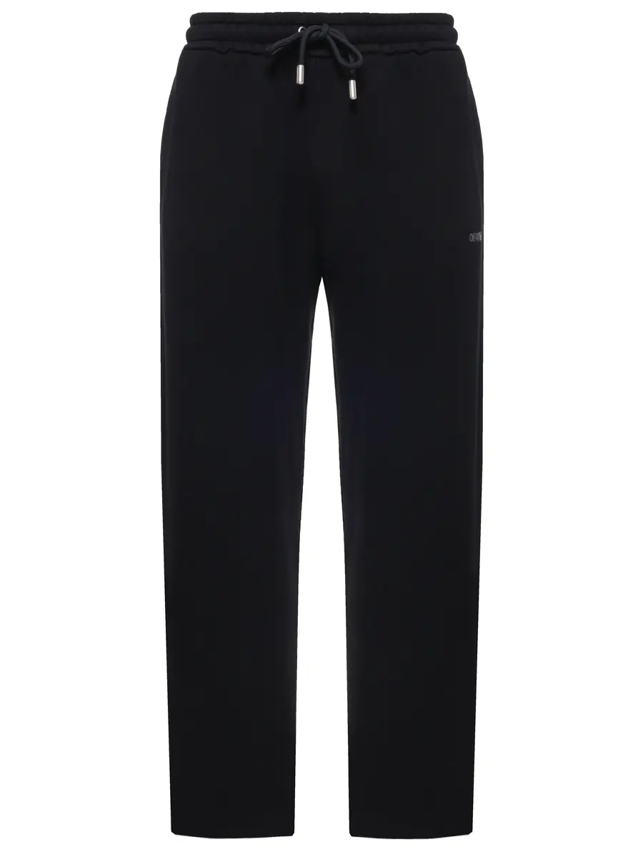 

Брюки хлопковые, Черный, OMCH054C99FLE0041011