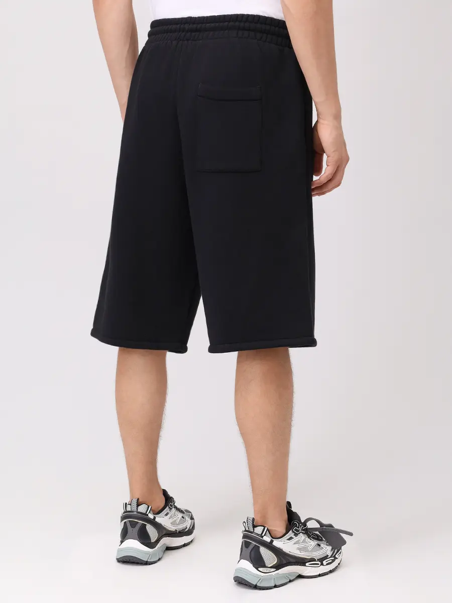 Шорты хлопковые OFF-WHITE OMCI013C99FLE0081011 Черный  Фото 3